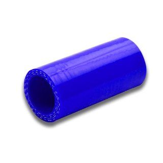 DPT, SH 15 BL, 1.5" Straight 3 Ply 4mm Thickness High Temperature Performance Blue Silicone Hose Coupler Connector for Turbo Exhaust Intake Intercooler Automotive