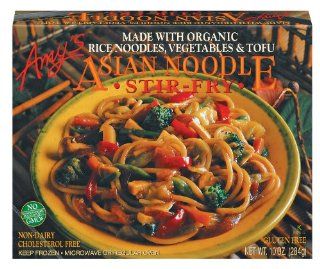 Amy's Asian Noodle Stir Fry, Organic, 10 Ounce Boxes (Pack of 12) : Chow Mein Dishes : Grocery & Gourmet Food