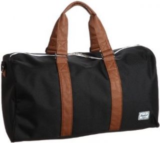 Herschel Supply Ravine Duffel Bag, Black/Tan, One Size: Clothing