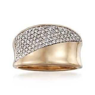 .50 ct. t.w. Diamond Pave Ring in 14kt Yellow Gold. Size 9 Jewelry Products Jewelry