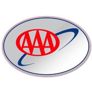 AAA American Automobile Association car bumper window sticker 5" x 3": Automotive