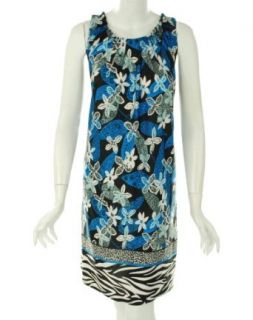 Coco Reef Sleeveless Cover Up Dress Malibu/Black Large at  Womens Clothing store: Fashion Swimwear Cover Ups