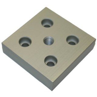 Faztek 15 Series 15EX/QE3030 Base Plate with Fasteners, Aluminum 6063 T6, 3" Length x 1 1/2" Width x 3/4" Height, Clear Anodize, For 1/2 13  Machine Tool Safety Accessories: Industrial & Scientific