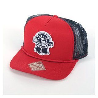 Pabst Blue Ribbon PBR Red Beer Mesh Trucker Hat : Other Products : Everything Else