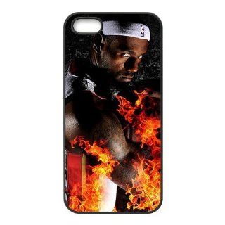 NBA Miami Heat Super Star Lebron James Iphone 5 Case Cover Plastic Material. Apple Iphone Custom Case 5 Pretecter: Cell Phones & Accessories