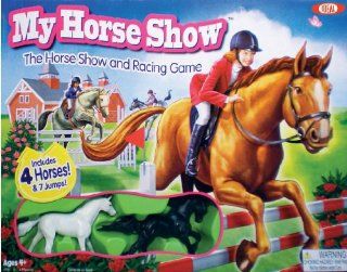 POOF Slinky 0C618BL Ideal My Horse Show and Racing Board Game: Toys & Games