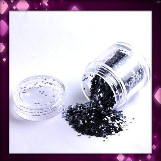 LY Gray Nail Art Sparkling Glitter Powder Dust Tips Salon Set B0387 : Beauty Products : Beauty