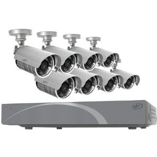 SVAT 11029 8 Channel Smart Security DVR with 8 High Resolution Outdoor Night Vision Security Cameras by SVAT: Cell Phones & Accessories