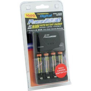 Power 2000 XP350 11 AAA Charger with 4 Rechargeable Batteries: Electronics
