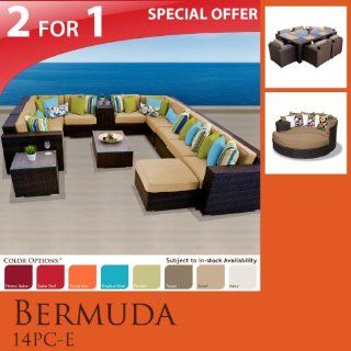 Bermuda 22 Piece Outdoor Wicker Patio Furniture Set B14emzb : Outdoor And Patio Furniture Sets : Patio, Lawn & Garden