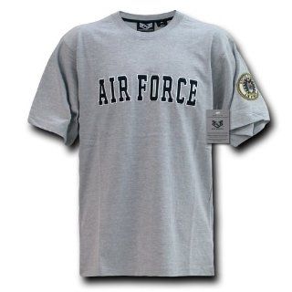 Rapiddominance Air Force Applique Text Tee : Camouflage Hunting Apparel : Sports & Outdoors