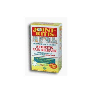 Joint Ritis Arthritis Pain Reliever Greaseless Vanishing Cream, Odor Free   4.2 Oz: Health & Personal Care