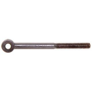 3/8 16 (A), 4" (B), 1 1/2 (C), 3/8 (D), 3/8 (E), 3/8 (F), Steel, Partially and Fully Threaded, Swing Eye Bolt (1 Each): Hoist Accessories: Industrial & Scientific