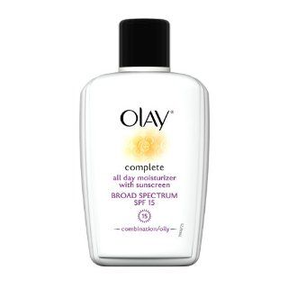 Olay Complete All Day Moisturizer With Sunscreen Broad Spectrum SPF 15   Combination/Oily 6.0 Fl Oz (Pack of 2) : Facial Moisturizers : Beauty