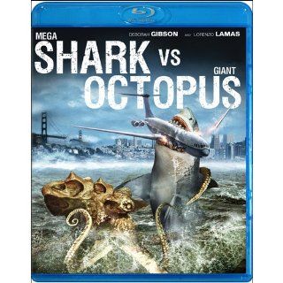 Mega Shark vs. Giant Octopus [Blu ray] Lorenzo Lamas, Deborah Gibson, Ace Hannah Movies & TV