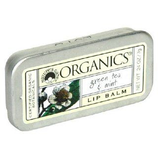 Nature's Gate Organics Lip Balm, Green Tea & Mint, (.24 oz) (7 g) : Lip Balms And Moisturizers : Beauty