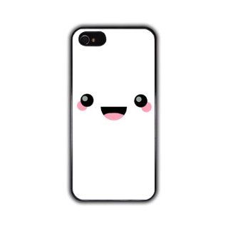 IPHONE 5 Kawaii Anime and Manga White Face Black Slim Hard Phone Case Designed Protector Accessory *Also Available for Iphone Apple 4 4S 4G and Samsung Galaxy S3* AT&T Sprint Verizon Virgin Mobile: Cell Phones & Accessories