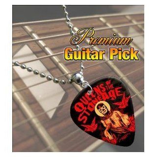 Printed Picks Company Queens Of The Stone Age Premium Guitar Pick Necklace Musical Instruments