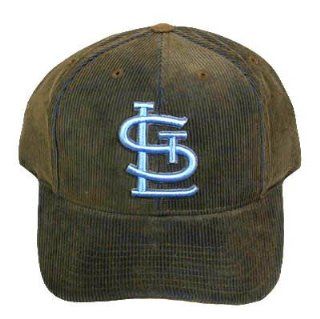 MLB ST LOUIS CARDINALS CORDUROY BROWN HAT CAP NEW ADJ : Sports Fan Baseball Caps : Sports & Outdoors