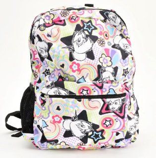 Walt Disney Tinkerbell Pattern Teenager Young Adult Large Backpack and Mickey Bifold Wallet Set, Backpack Size Approximately 16" Toys & Games