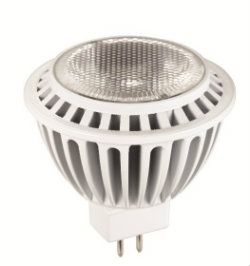 Light Efficient Design LED425050K LED Light Bulb,12V 7W MR16 GU5.3 BiPin 40 Beam Angle 5000K 468 Lumens