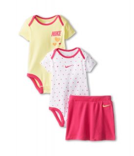 Nike Kids Heart Print Creeper Skirt Set Girls Sets (Pink)