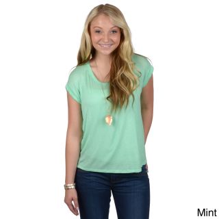 Hailey Jeans Co Hailey Jeans Co. Juniors Dropped Shoulder Hi lo Tee Green Size S (1 : 3)