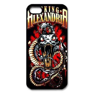 DIY Dream 6 Music Band Design Asking Alexandria Print Black Case With Hard Shell Cover for Apple iPhone 5/5S: Cell Phones & Accessories