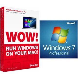 Parallels Desktop 9 for Mac & Windows 7 Professional SP1 64bit (OEM) DVD Bundle: Software