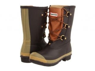 Hunter Women's Sascha Rain Boots Espresso Size 6: Shoes