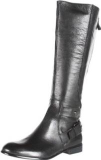 Enzo Angiolini Women's Valetta Knee High Boot,Black Leather,6 M US Shoes