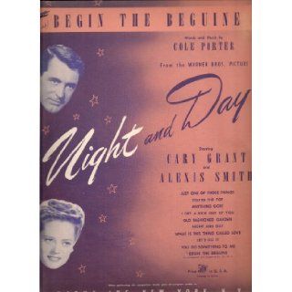 "Begin the Beguine" from the Warner Bros. Picture Night and Day Sheet Music (Cary Grant and Alexis Smith): Books