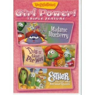 Veggie Tales: Girl Power   Triple Feature: Madame Blueberry; Duke and the Great Pie War; Esther, the Girl who became Queen: Veggie Tales: 0820413117191: Books