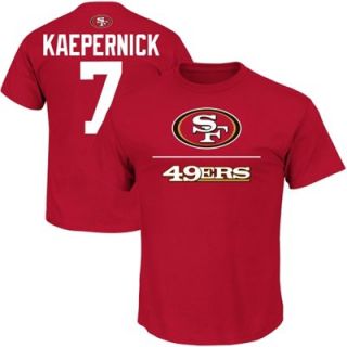 Colin Kaepernick San Francisco 49ers Aggressive Speed T Shirt   Scarlet