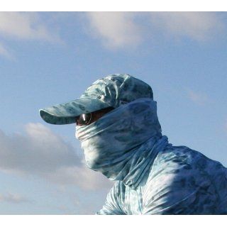 SunGuard UPF 50+ Performance Headband Face Mask Tube Head Neck Gator UV Sun Protection Aqua Design Multifunctional Camo Headwear : Camouflage Hunting Apparel : Sports & Outdoors