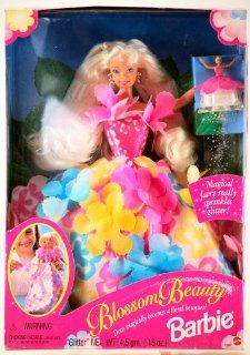 1996   Mattel   Blossom Beauty Barbie   Dress Becomes a Floral Bouquet   Magical Sprinkles Glitter   w/ Magic Fairy   New   Out of Production   Collectible Toys & Games