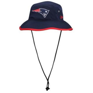 New Era New England Patriots Team Bucket Hat   Navy Blue