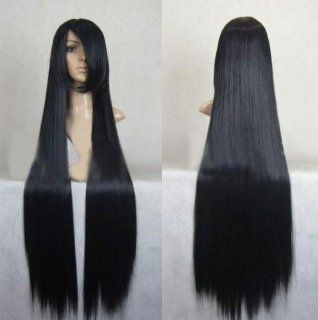 Japanese Anime Long Black Straight Cosplay Wig Ml120 : Hair Replacement Wigs : Beauty