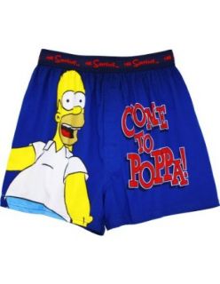 The Simpsons Homer Come to Poppa Men's Boxer Shorts: Clothing