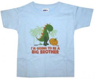 Sibling Tees Dinosaur Going To Be A Big Brother Infant/ToddlerT Shirt: Clothing