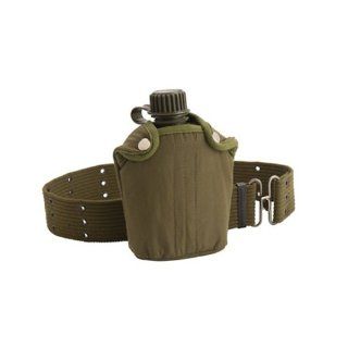 Coleman Military Canteen with Cover and Belt : Camping Canteens : Sports & Outdoors