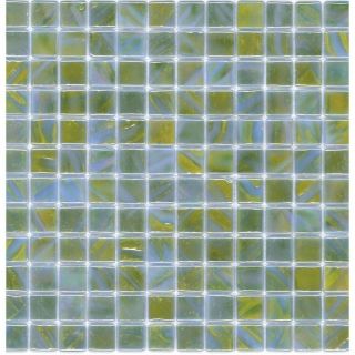 Elida Ceramica Recycled Sea Glass Mosaic Square Indoor/Outdoor Wall Tile (Common: 12 in x 12 in; Actual: 12.5 in x 12.5 in)