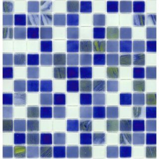 Elida Ceramica Recycled Cloud Glass Mosaic Square Indoor/Outdoor Wall Tile (Common: 12 in x 12 in; Actual: 12.5 in x 12.5 in)
