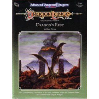 Dragonlance Official Game Adeventure: Dragon's Rest (Advanced Dungeons & Dragons, DLA3, No. 9294): Rick Swan: 9780880388696: Books