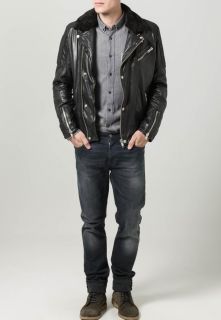 Jofama ERIK   Leather jacket   black