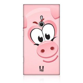 Head Case Designs Pig Square Face Animal Design Hard Back Case Cover for Nokia Lumia 800: Everything Else