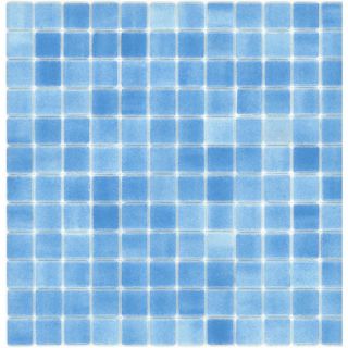Elida Ceramica Recycled Ice Water Glass Mosaic Square Indoor/Outdoor Wall Tile (Common: 12 in x 12 in; Actual: 12.5 in x 12.5 in)
