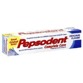 Pepsodent Complete Care Anti Cavity Fluoride Toothpaste, Original Flavor, 6 oz.: Health & Personal Care