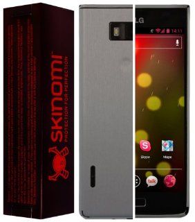 Skinomi TechSkin   LG Venice Screen Protector + Brushed Aluminum Full Body Skin Protector / Front & Back Premium HD Clear Film / Ultra High Definition Invisible and Anti Bubble Crystal Shield with Free Lifetime Replacement Warranty   Retail Packaging: