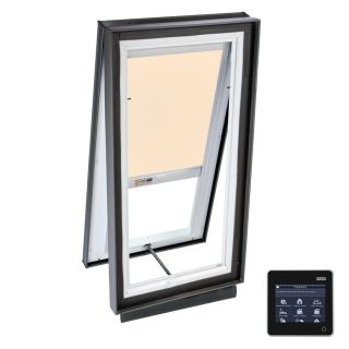 VELUX Solar Powered Venting Laminated Skylight with Solar Powered Light Filtering Shade (Fits Rough Opening: 51.125 in x 51.125 in; Actual: 46.5 in x 5.625 in)